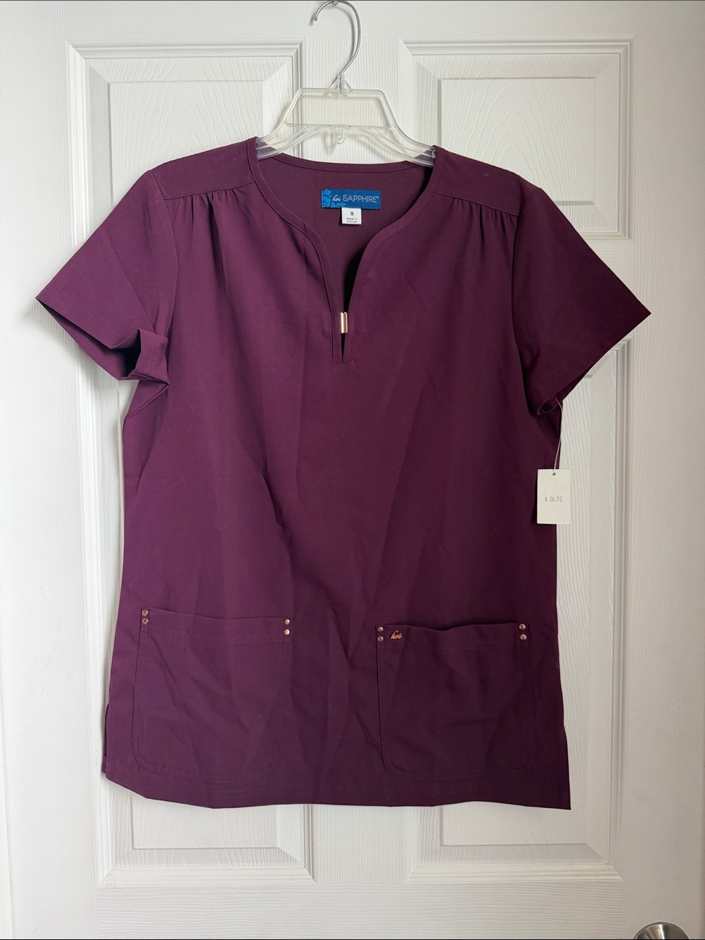 koi SAPPHIRE Scrub Top